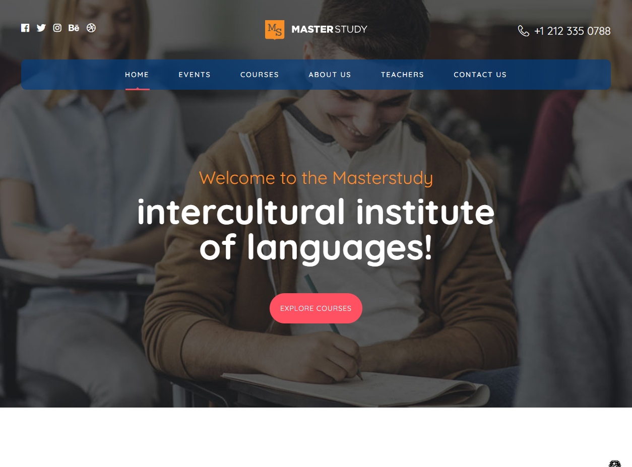 Language Center – Education Center WordPress Theme