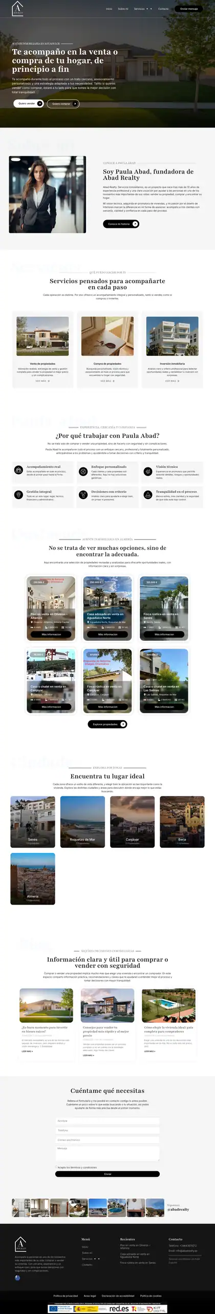 Abad Realty · Inicio