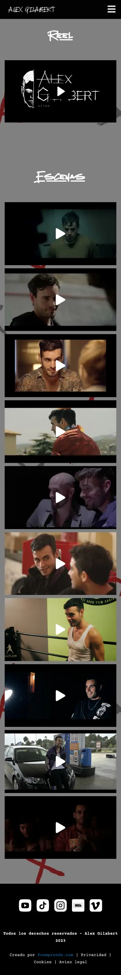 Alex Gilabert Actor · Reels · Móvil