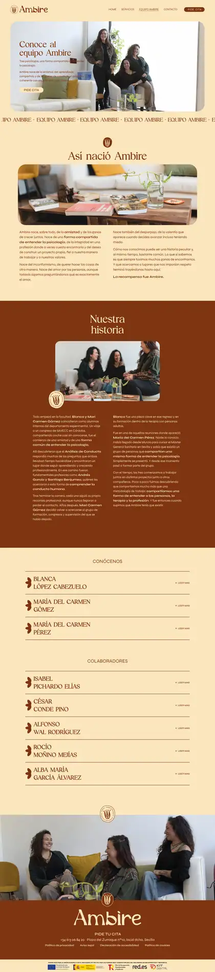 Ambire Psicología · Equipo Ambire