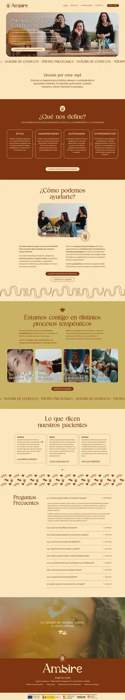 Ambire Psicología · Inicio