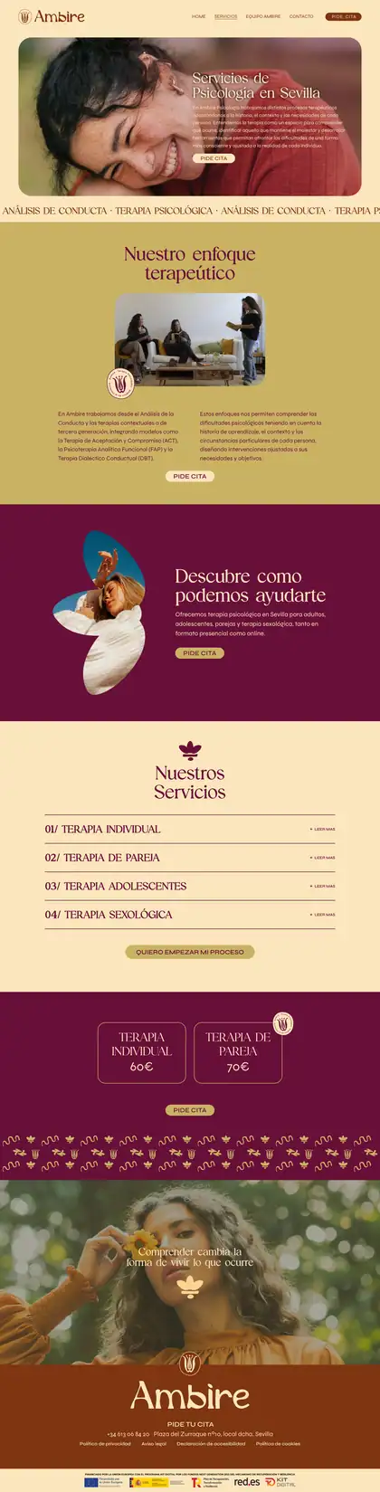 Ambire Psicología · Servicios