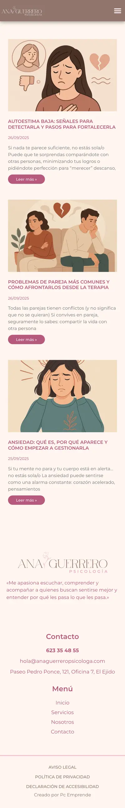 Ana Guerrero · Blog · Móvil