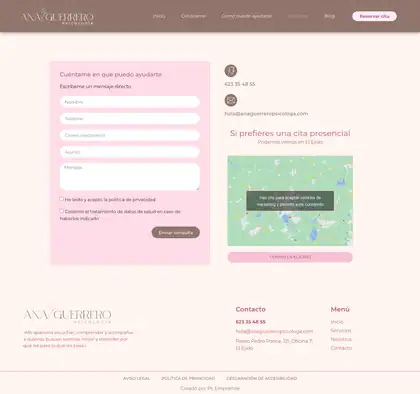 Ana Guerrero · Contacto