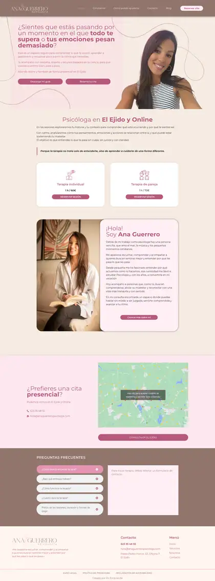 Ana Guerrero · Inicio