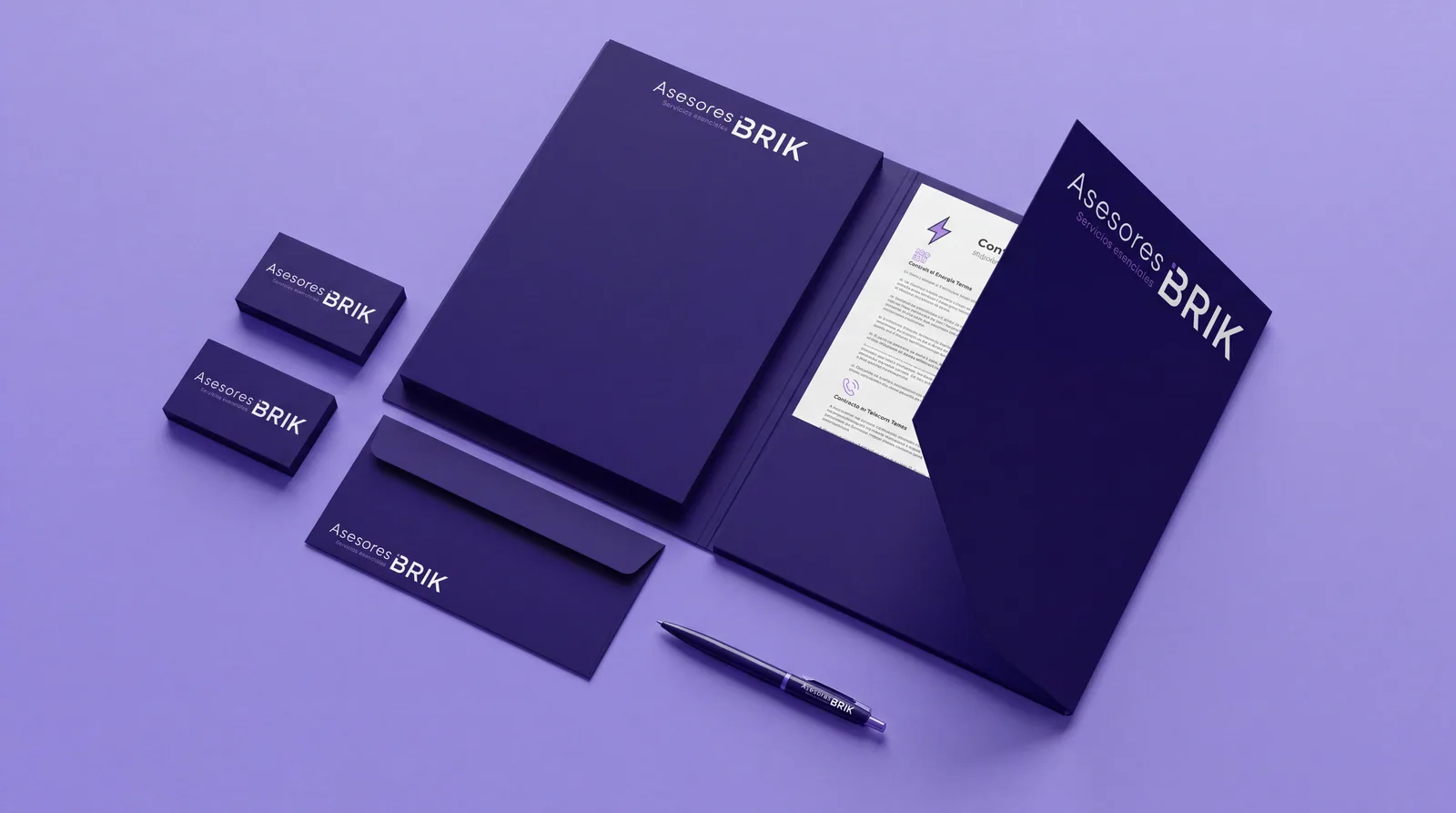 BRIK Asesores · Papelería