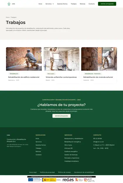 CREE · Trabajos