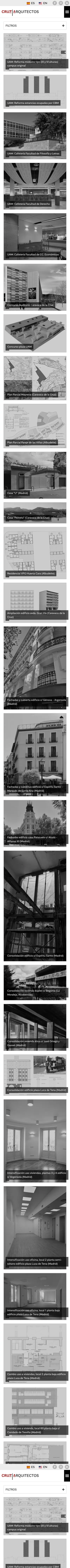 Cruz Arquitectos · Proyectos · Móvil