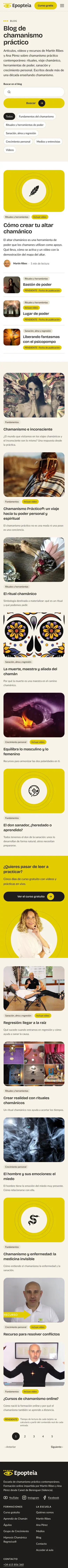 Epopteia · Blog · Móvil
