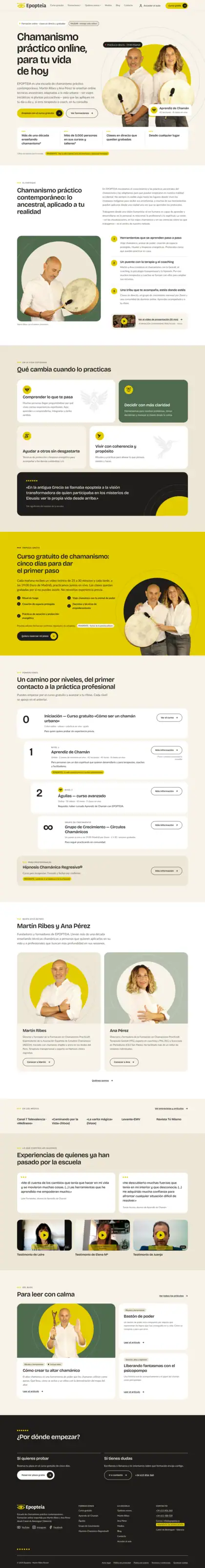 Epopteia · Inicio
