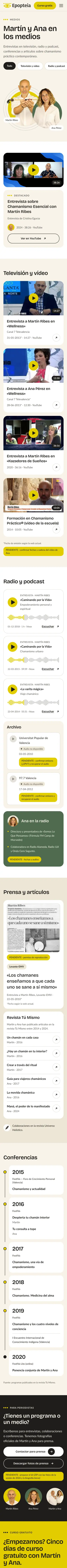 Epopteia · Medios · Móvil