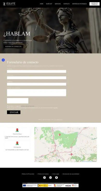 Équité Abogadas · Contacto