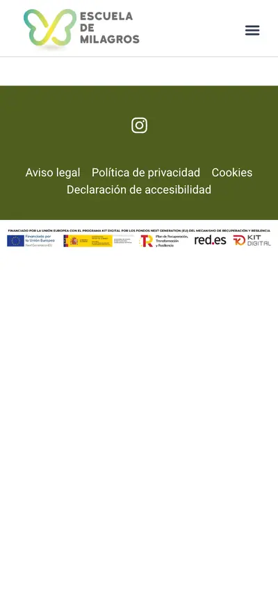 Escuela de Milagros · Mis cursos · Móvil