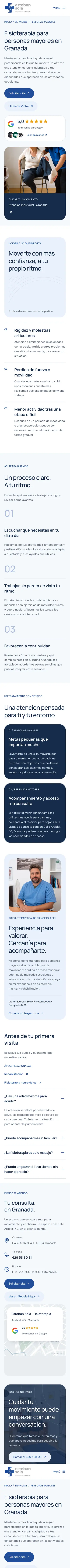 Esteban Sola · Personas mayores · Móvil