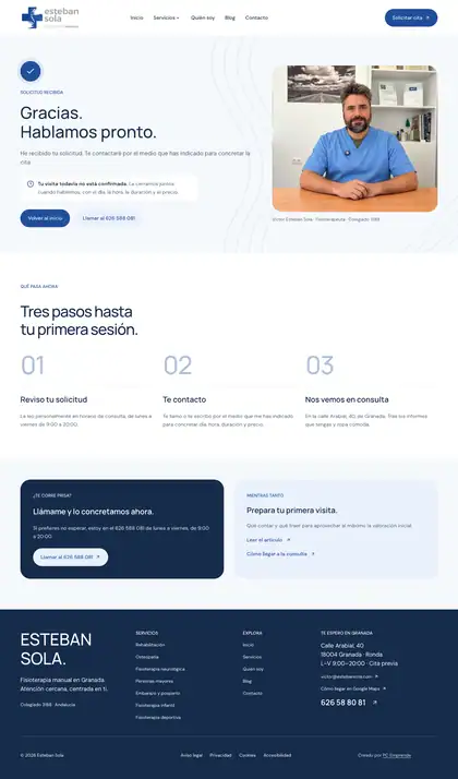 Esteban Sola · Gracias