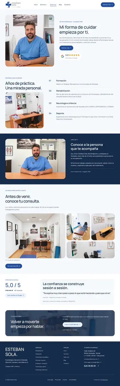 Esteban Sola · Quién soy