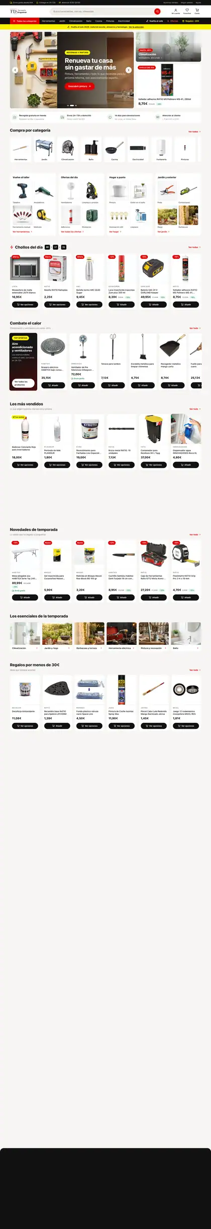 Ferretería Droguemar · Inicio