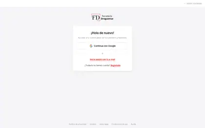 Ferretería Droguemar · Mi cuenta