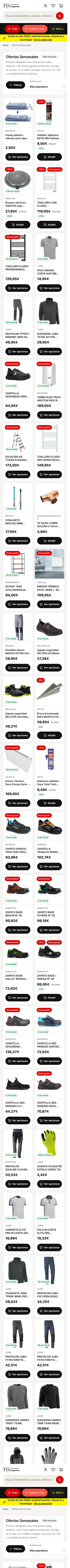 Ferretería Droguemar · Ofertas semanales · Móvil