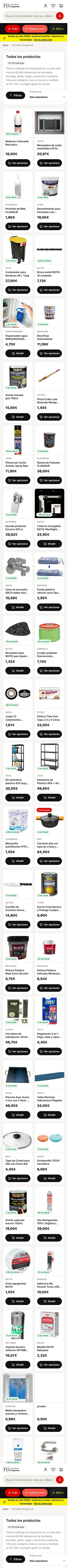 Ferretería Droguemar · Tienda · Móvil