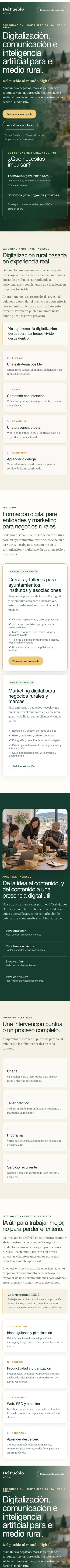 Huerta DelPueblo · DelPueblo Digital · Móvil
