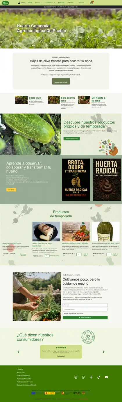 Huerta DelPueblo · Inicio