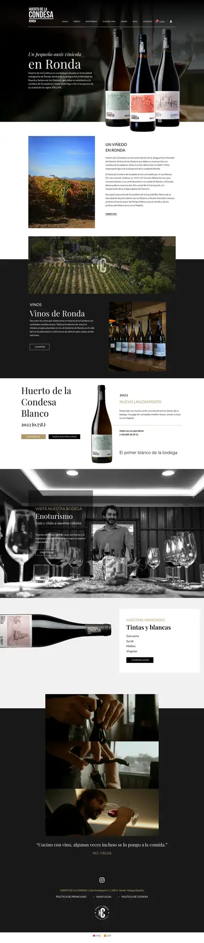 Huerto de la Condesa · Inicio