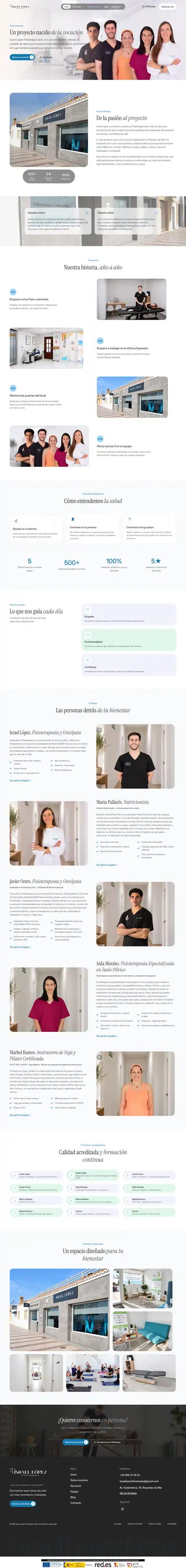 Israel López Fisioterapia · Sobre nosotros