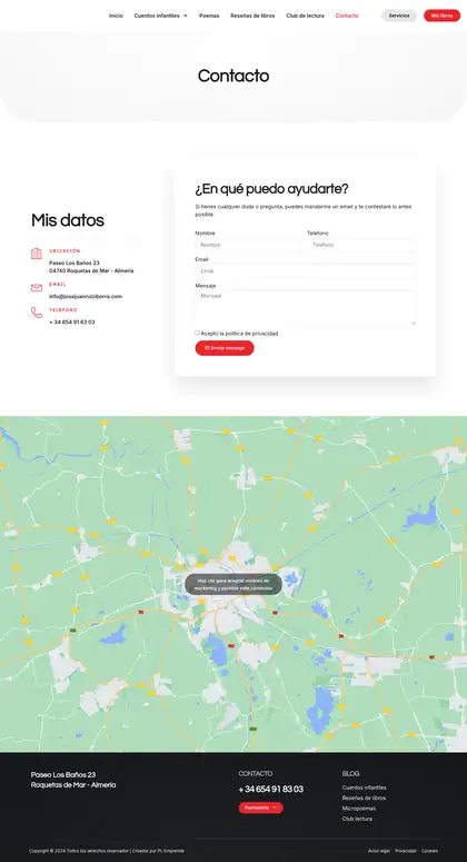 José Juan Ruiz Iborra · Contacto