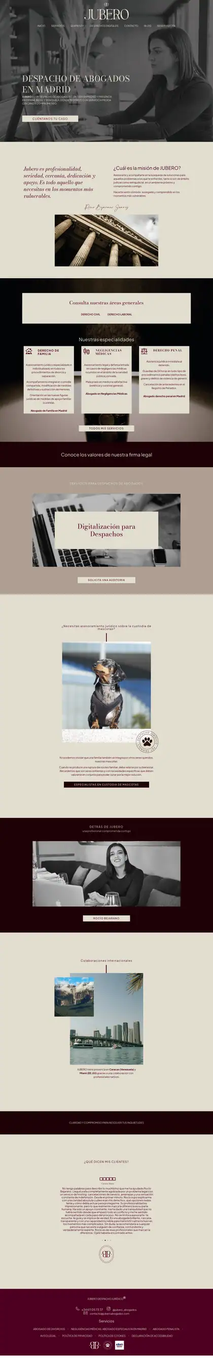 Jubero Abogados · Inicio