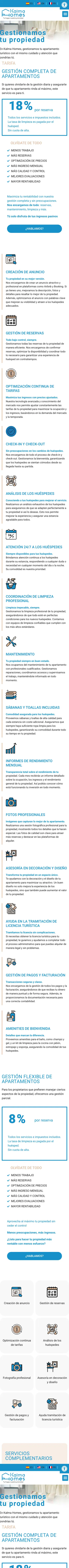Kalma Homes · Propietarios · Móvil