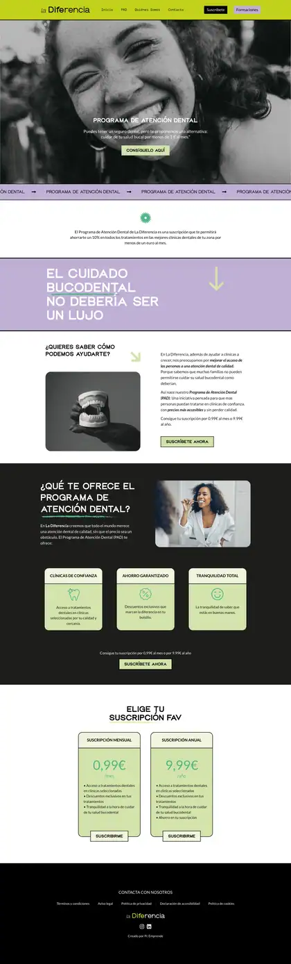 La Diferencia Brand · Suscríbete