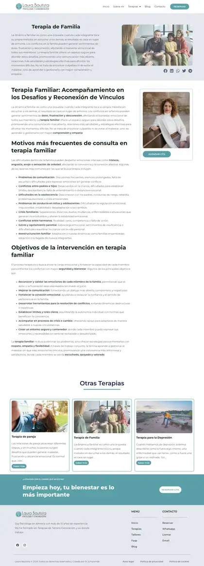 Laura Bautista · Terapia de Familia