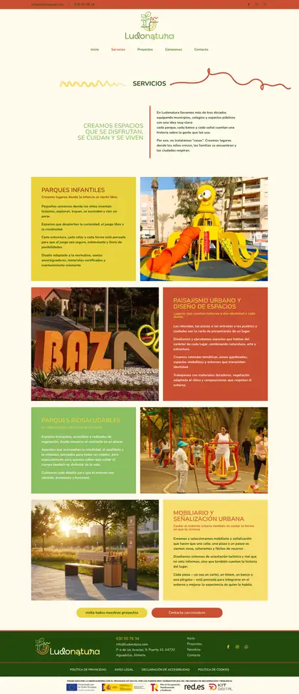 Ludonatura · Servicios