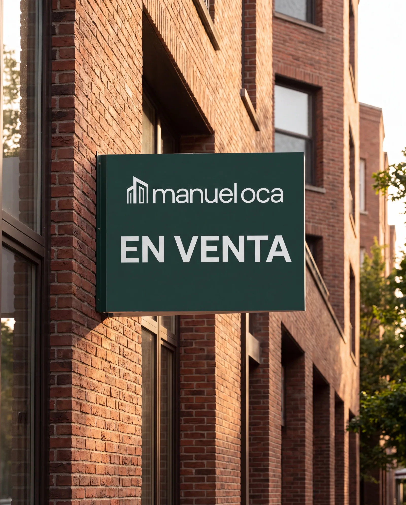 Manuel Oca · Cartel «En venta»