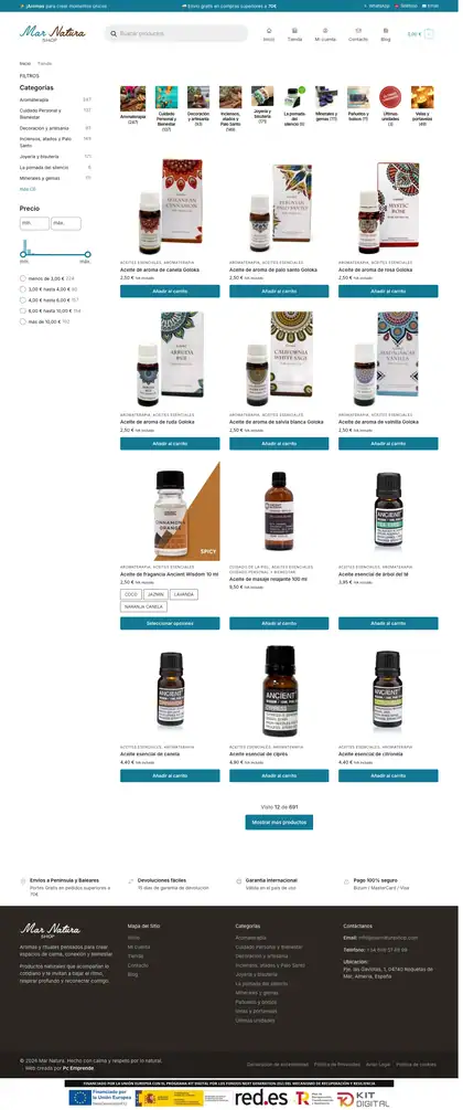 Mar Natura Shop · Tienda