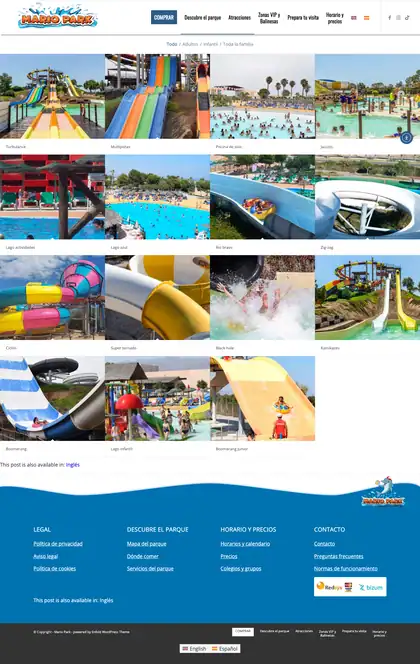 Mario Park · Atracciones