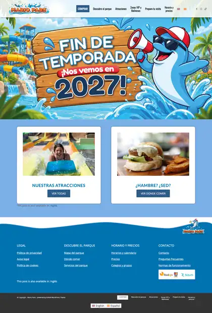 Mario Park · Inicio