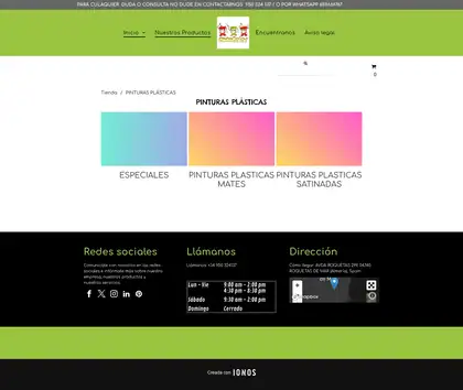 Merkacolor · Pinturas plásticas (antes)