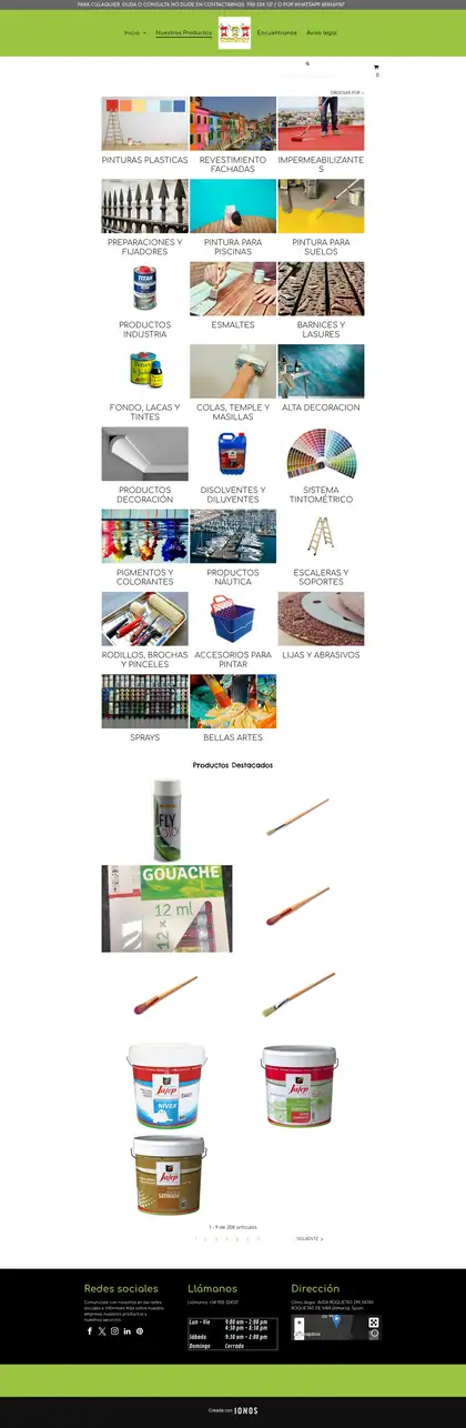 Merkacolor · Tienda (antes)