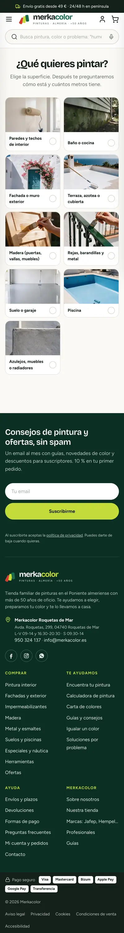 Merkacolor · Asistente · Móvil