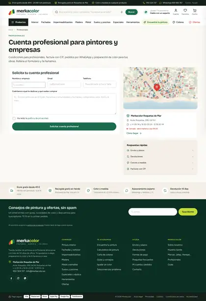 Merkacolor · Profesionales