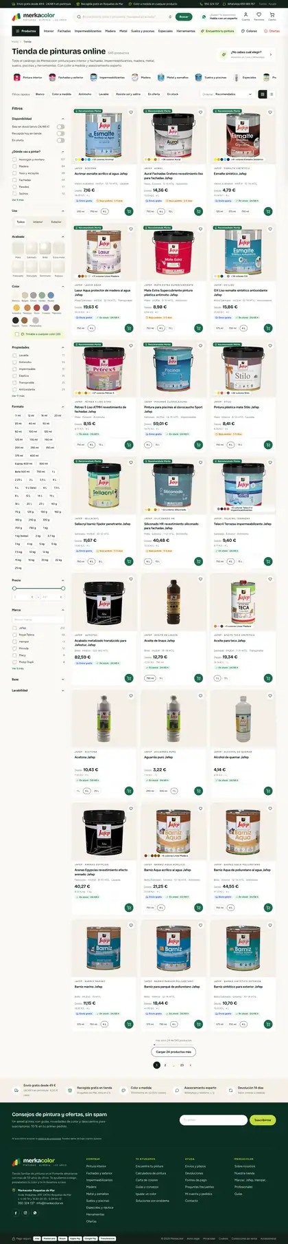 Merkacolor · Tienda