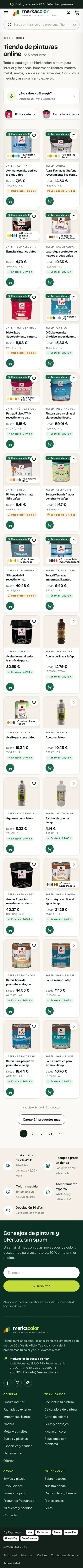 Merkacolor · Tienda · Móvil