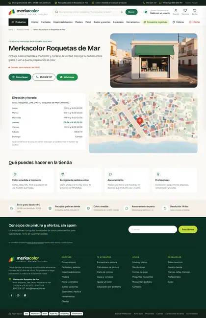 Merkacolor · Tienda en Roquetas