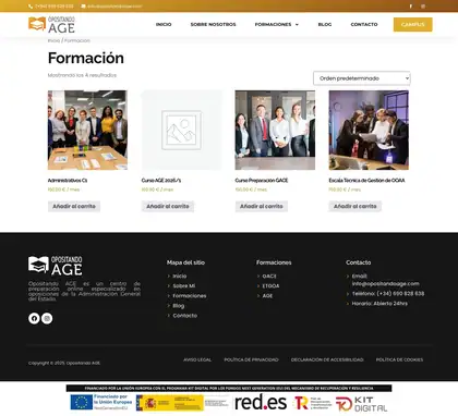 Opositando AGE · Formación