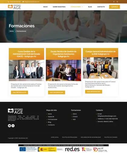 Opositando AGE · Formaciones
