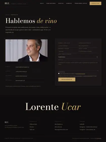 Roberto Lorente Ucar · Contacto