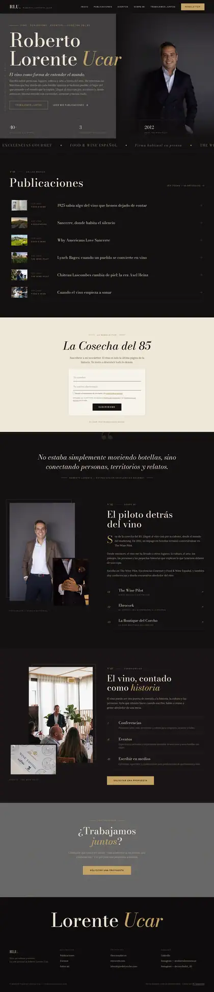 Roberto Lorente Ucar · Inicio