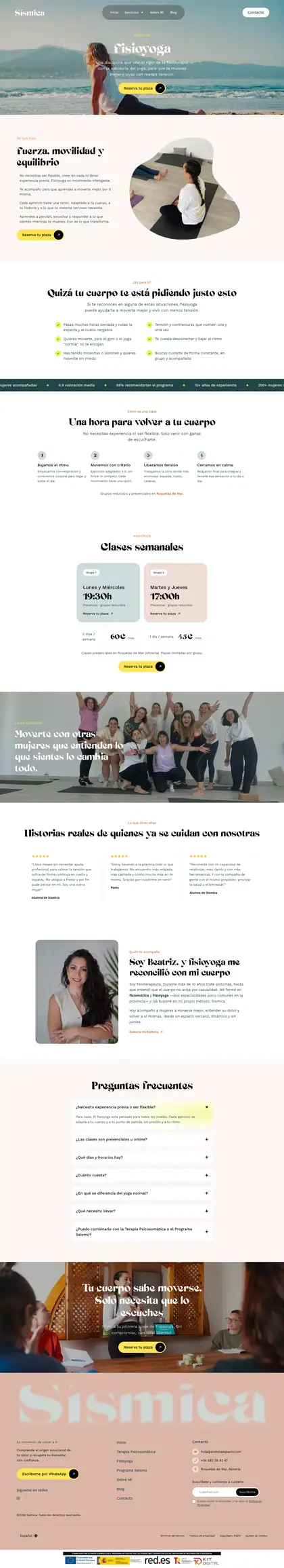 Sísmica · Fisioyoga